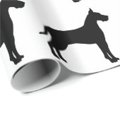 Geweldig Dane Silhouette Cadeaupapier (Rol Hoek)