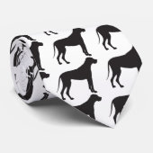 Geweldig Dane Silhouette Stropdas (Opgerold)