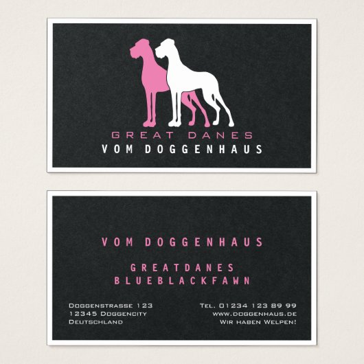 Geweldig ddadig visitekaartje (Voorkant /achterkant)