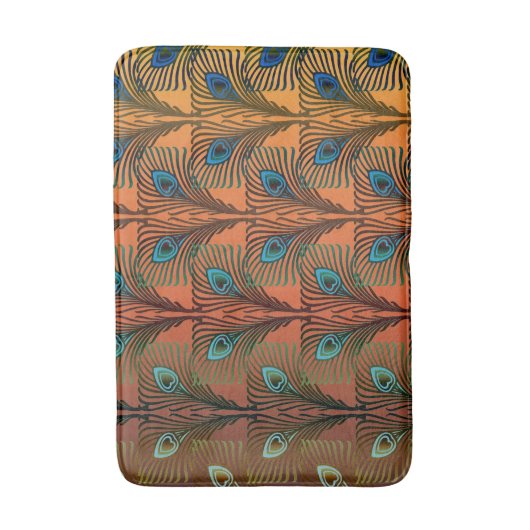 Geweldig Gatsby Feathers art deco-ontwerp Badmat (Voorkant Verticaal)