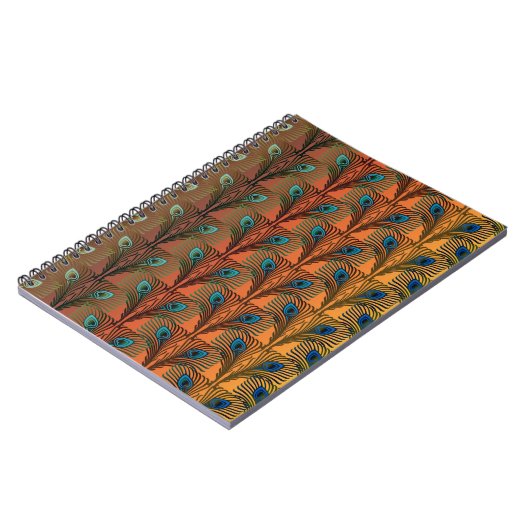 Geweldig Gatsby Feathers art deco-ontwerp Notitieboek (Linkerzijde)