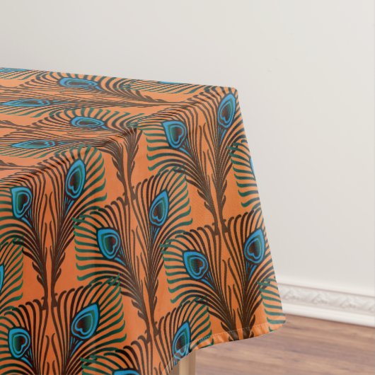 Geweldig Gatsby Feathers art deco-ontwerp Tafelkleed (Voorbeeld)