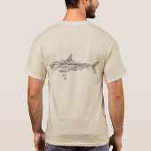 Geweldig gekrabbeld t-shirt (Achterkant)