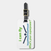 Geweldig geschenk voor de vlinderslag zwemmer! bagagelabel (Voorkant verticaal)