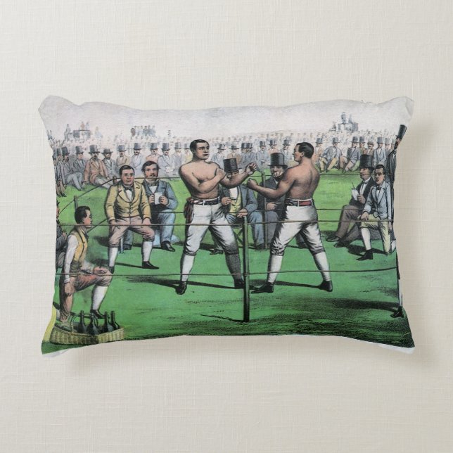 Geweldig gevecht voor het kampioenschap,  boksen accent kussen (Voorkant)