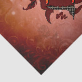 Geweldig hart tissuepapier (Detail)