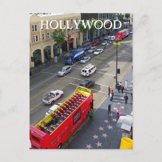 Geweldig Hollywood Boulevard Briefkaart! Briefkaart (Voorkant)