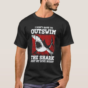 Geweldig, ik hoef de haai niet te ontzwemmen, mijn t-shirt