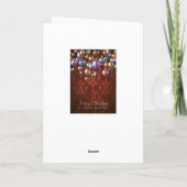 Geweldig kerst Wenskaart Feestdagen Kaart (Achterkant)