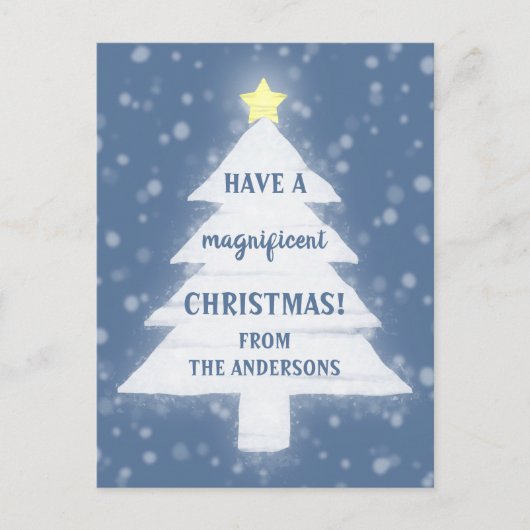 Geweldig kerstfeest feestdagenkaart (Voorkant)