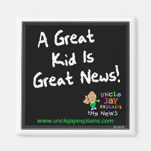 "Geweldig Kind is geweldig nieuws" Magnet Magneet