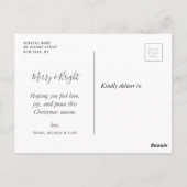geweldig leven | Kerst van de Elegant Briefkaart (Achterkant)