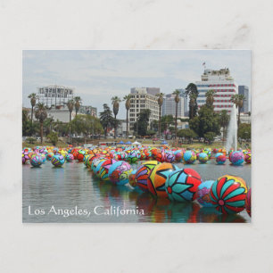 Geweldig Los Angeles/MacArthur Park Briefkaart! Briefkaart