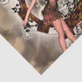 Geweldig meisje met steampunk tissuepapier (Detail)