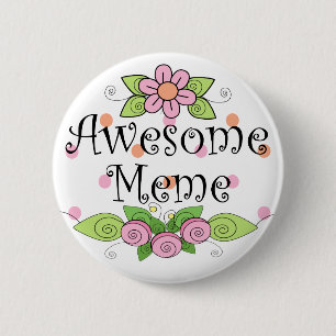 Geweldig Meme T-shirt Ronde Button 5,7 Cm