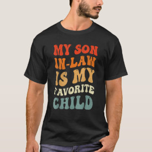 Geweldig mijn schoonzoon is mijn favoriete kind sc t-shirt