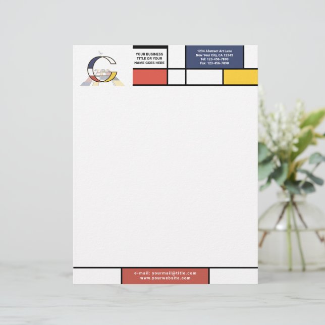 Geweldig modern kunstmonogram. Brief G Briefhoofd (Staand voorkant)