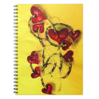 Geweldig modern kunstwerk voor notitieboek