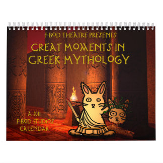 Geweldig moment in de Griekse mythologie 2011-kale Kalender