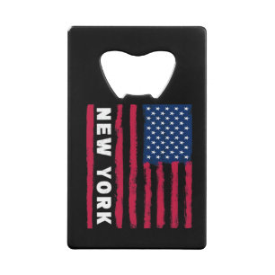 Geweldig New York Verenigde Staten Amerika Amerika Kredietkaart Flessenopener