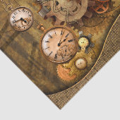 Geweldig nobele steampunkontwerp tissuepapier (Detail)