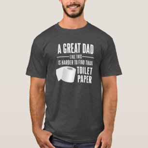 Geweldig Papa Toilet papier schort hilarisch citaa T-shirt