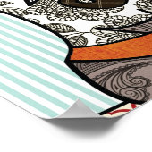 Geweldig patroondeken poster (Hoek)