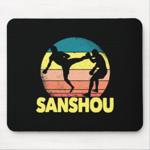 Geweldig Sanshou Design Chinees Kickboksen Martial Muismat