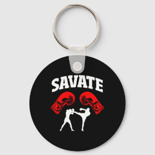 Geweldig Savate Boksen Design Trap Mma Kickboksen Sleutelhanger