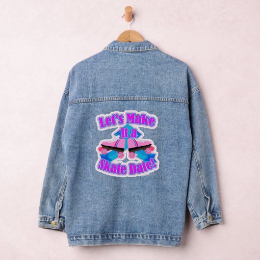 Geweldig Schaats Date Totally Fun Roller Schaats A Denim Jacket (Hangar)