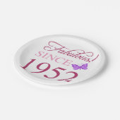 geweldig sinds 1952 papieren bordje (Gekanteld)