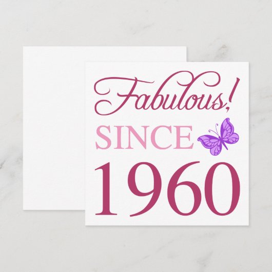 geweldig sinds 1960 (Voorkant / Achterkant)