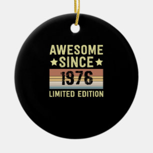 Geweldig sinds 1976 Verjaardag Keramisch Ornament