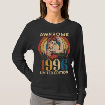 Geweldig Sinds 1996 Vintage 30e Vrouwelijke Verjaa