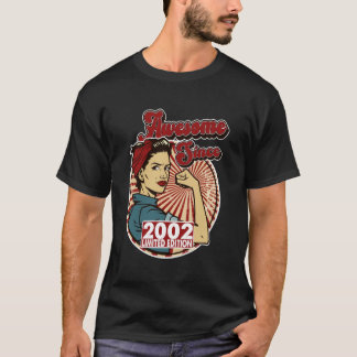 Geweldig sinds 2002 Limited Edition 23e Dames Bi T-shirt