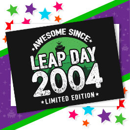 Geweldig sinds 2004 Schrikkeldag 29 Februari Verja Briefkaart