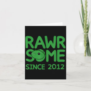 Geweldig sinds 2012 - grappig monster outfit ontwe kaart