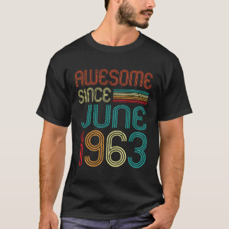 Geweldig sinds juni 1963 1963 Jaar T-shirt