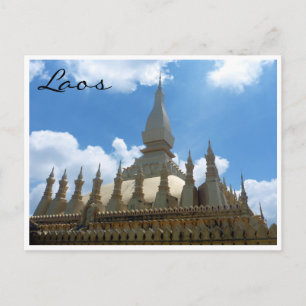 geweldig stupa topje gold briefkaart