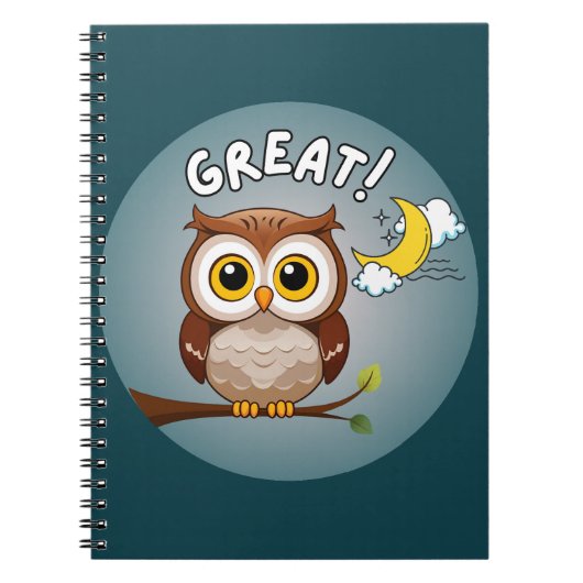 Geweldig!, Uil Notitieboek (Voorkant)