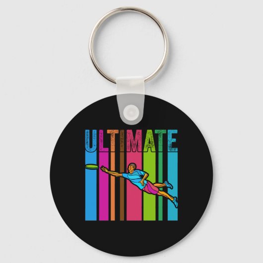 Geweldig Ultimate Frisbee Motif-cadeau Sleutelhanger (Voorkant)
