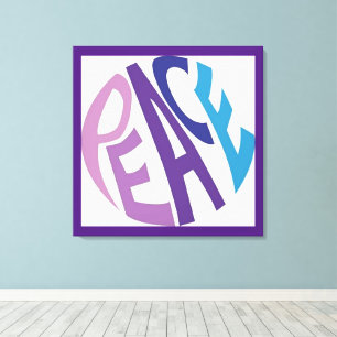 geweldig, vrede, kalmte, stil, sereen, tranquilite canvas afdruk
