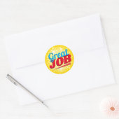 Geweldig werk sterren medewerker erkenning sticker (Envelop)