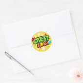 Geweldig werk sterren medewerker erkenning sticker (Envelop)