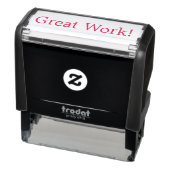 "Geweldig werk!" Zelfinkend stempel (Product)