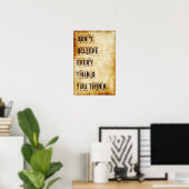 Geweldig Wisdom Poster! Poster (Thuiskantoor)