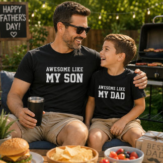 Geweldig zoals mijn vader, grappige kindertrui cad t-shirt