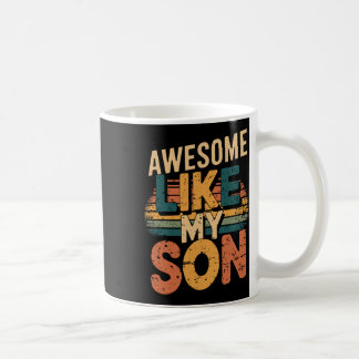 Geweldig zoals mijn zoon Vaderdag Grappige Vader V Koffiemok