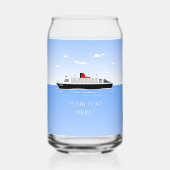 Geweldig zwembad feest blikvorm glas (Achterkant)