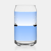 Geweldig zwembad feest blikvorm glas (Links)